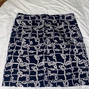 Blue Navy Skirt Size 6